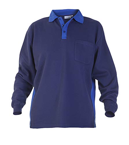 Sweater Tegelen navy/royal blue von Hydrowear