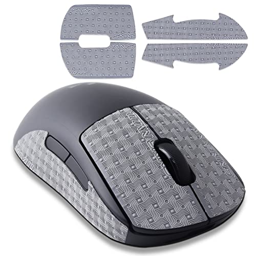 Hyekic,Mouse Grip Tape for Logitech G PRO Wireless Gaming Mouse,4pcs Ultrathin 0.3mm Anti-Slip Skin,Self-Adhesive Design,Sweat Resistant,Easy to Apply,Professional Mice Upgrade Kit von Hyekic