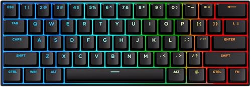 Hyekic ACE 60 PRO Mechanische Gaming-Tastatur mit 60% verkabeltem Magnetschalter mit einstellbarem Antrieb, Schnellauslöser-Modus, 8000 Hz Polling-Frequenz, RGB Hot-Swapped Tastatur Hyekic ACE 60 PRO Mechanische Gaming-Tastatur mit 60% verkabeltem Magnetschalter mit einstellbarem Antrieb, Schnellauslöser-Modus, 8000 Hz Polling-Frequenz, RGB Hot-Swapped Tastatur von Hyekic