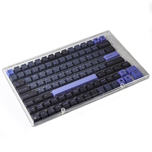 Hyekit Keycaps Aufbewahrungsbox, 1 Stück ABS Staubdichte Vitrine mit Magnetverschlüssen, Transparente Sammelbox für Cherry XDA SA OEM MSA DSA Profil Mechanische Tastatur Tastenkappe (Transparent) von Hyekit