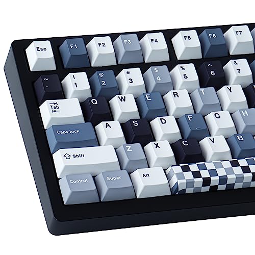 Hyekit PBT Keycaps 134 Tasten Mosaik Tastenkappen Kirschprofil Farbstoff-Sublimation Benutzerdefinierte Tastenkappen mit 6,25U 7U Leertaste für Cherry Gateron MX Switches Mechanische Tastatur von Hyekit