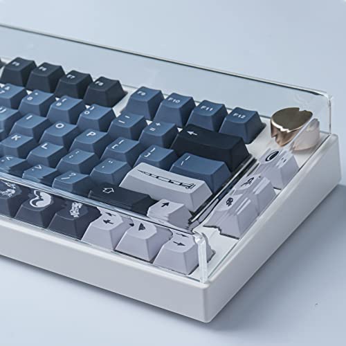 Hyekit Premium Acryl Tastatur Transparent Cover Schutz Mechanische Tastatur Staubschutz Anti-Cat für 75% mechanische Tastatur Nj80/GMMK Pro/Keychron Q1/MOD007 (12.598'' x 5.31'' x 0.90'') von Hyekit