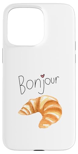 Croissant Paris Bonjour Foodie Travel Study Ausland Hülle für iPhone 15 Pro Max von HyggeGoods