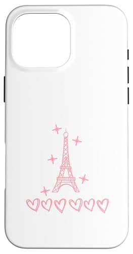 Paris Eiffelturm Travel Love Pink Study Ausland Hochzeit Hülle für iPhone 16 Pro Max Paris Eiffelturm Travel Love Pink Study Ausland Hochzeit Hülle für iPhone 16 Pro Max von HyggeGoods
