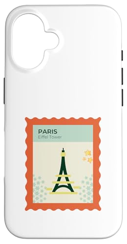 Retro Paris Reise Eiffelturm Study Ausland Französischer Stil Hülle für iPhone 16 von HyggeGoods