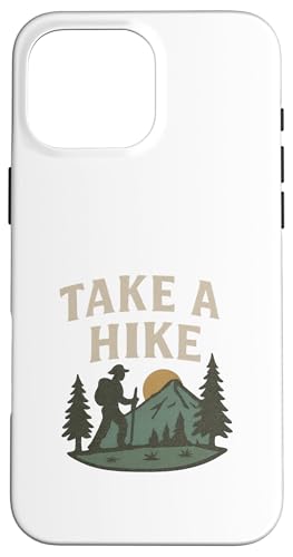 Retro-Wander-Naturszene mit Outdoor-Erkundung Hülle für iPhone 16 Pro Max von HyggeGoods