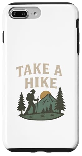 Retro-Wander-Naturszene mit Outdoor-Erkundung Hülle für iPhone 7 Plus/8 Plus von HyggeGoods