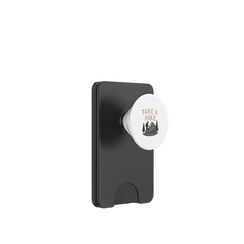 Retro-Wander-Naturszene mit Outdoor-Erkundung PopSockets PopWallet für MagSafe von HyggeGoods