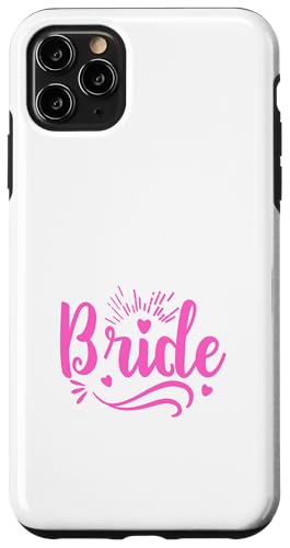 Rosa Braut Elegant Junggesellinnenabschied Feier Hochzeit Party Hülle für iPhone 11 Pro Max von HyggeGoods