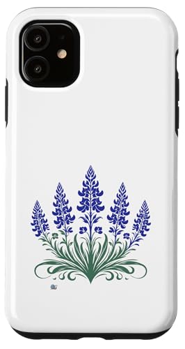 Vintage-Bluebonnets mit texanischen Blumen, lässiger Boho-Blumenmuster Hülle für iPhone 11 Vintage-Bluebonnets mit texanischen Blumen, lässiger Boho-Blumenmuster Hülle für iPhone 11 von HyggeGoods