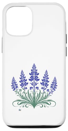 Vintage-Bluebonnets mit texanischen Blumen, lässiger Boho-Blumenmuster Hülle für iPhone 12/12 Pro Vintage-Bluebonnets mit texanischen Blumen, lässiger Boho-Blumenmuster Hülle für iPhone 12/12 Pro von HyggeGoods