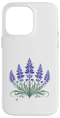 Vintage-Bluebonnets mit texanischen Blumen, lässiger Boho-Blumenmuster Hülle für iPhone 14 Pro Max von HyggeGoods