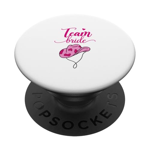 Western-Brautjungfern-Brautjungfernbraut mit Cowgirl-Thema PopSockets Klebender PopGrip von HyggeGoods