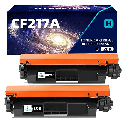 Hyggetech 17A CF217A 2-Pack Compatible Toner Cartridge Replacement for HP CF217A 17A for HP Laserjet Pro M130MFP M130nw M130Series M132a M132fn M132fp von Hyggetech
