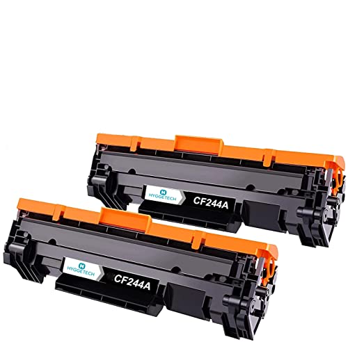 Hyggetech CF244A 2-BK Compatible Toner Replacement for HP CF244A 44A Toner for Laserjet Pro MFP M28A M28W hp Laserjet pro m15w Toner M15A Printers von Hyggetech