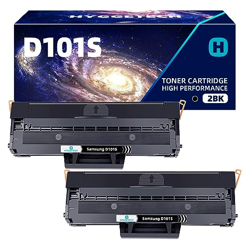 Hyggetech MLT D101S Compatible Toner Replacement for Samsung MLT-D101S D101S Toner for Samsung ML-2160 ML-2165 ML-2165W ML-2168 SCX-3400 SCX-3400F SCX-3405 SCX-3405F SCX-3405FW SCX-3405W SF-760P von Hyggetech