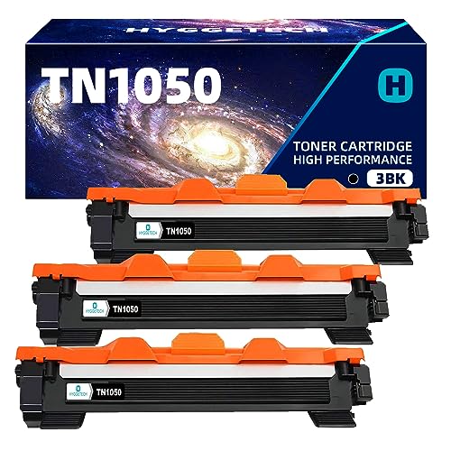 Hyggetech TN1050 Compatible Toner Replacement for Brother TN1050 3BK Combo Pack for Brother DCP-1612W MFC-1910W MFC-1810 DCP-1510 HL-1112 HL-1110 HL-1212W HL-1210W DCP-1512 von Hyggetech