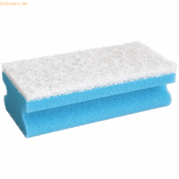 10 x HygoClean Reinigungsschwamm Color 15x7x4,5cm VE=10 Stück blau von HygoClean