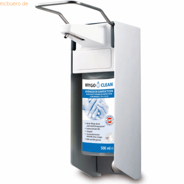 HygoClean Armhebel-Wandspender kurzer Hebel für 1l-Flaschen weiß HygoClean Armhebel-Wandspender kurzer Hebel für 1l-Flaschen weiß von HygoClean