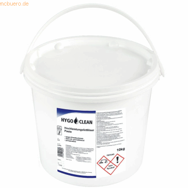 HygoClean Hochleistungsfettlöser Paste 10kg HygoClean Hochleistungsfettlöser Paste 10kg von HygoClean