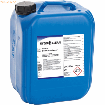 HygoClean Saurer Schaumreiniger 20l HygoClean Saurer Schaumreiniger 20l von HygoClean