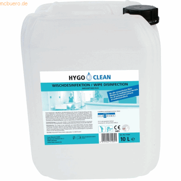 HygoClean Schnellwirkende Wisch-Desinfektion 10l von HygoClean