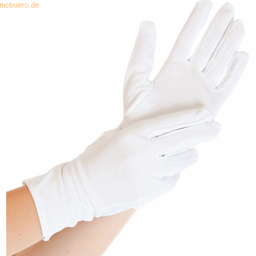 25 x HygoStar Nylon-Handschuh Super Fine L/9 weiß VE=12 Stück von HygoStar
