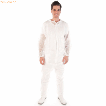 50 x Hygonorm Overall ohne Kapuze leichte Qualität XXL weiß 50 x Hygonorm Overall ohne Kapuze leichte Qualität XXL weiß von Hygonorm