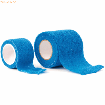 8 x Hygostar Schnellverband selbstklebend 3cmx7m blau von Hygostar