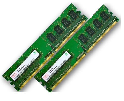 4GB Dual Channel Kit: HYNIX original 2 x 2 GB 240 pin DIMM DDR2-800 (PC2-6400, 800Mhz, CL6) double side ( HYMP125U64CP8-S6 ) für DDR2 Festrechner - 100% kompatibel zu PC2-5300, 667Mhz, CL5 von Hynix