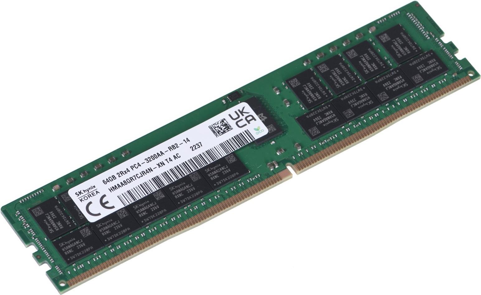 Hynix 64 GB reg. ECC DDR4-3200 HMAA8GR7CJR4N-XN (HMAA8GR7CJR4N-XN) von Hynix