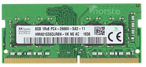 Hynix SK 8GB 2666MHz DDR4 SODIMM Arbeitsspeicher Hynix SK 8GB 2666MHz DDR4 SODIMM Arbeitsspeicher von Hynix
