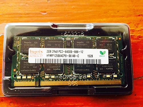 RAM Hynix Notebook 2GB DDR2 SO-DIMM PC 2-6400S 666-12 666MHz HYMP125S64CP8-S6 von Hynix