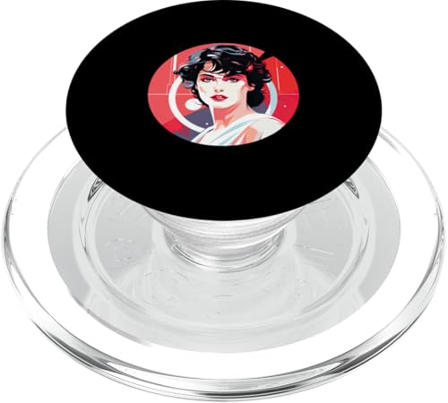 Hypatia 80er Jahre Retro PopSockets PopGrip für MagSafe Hypatia 80er Jahre Retro PopSockets PopGrip für MagSafe von Hypatia Art Style Designs For Women in STEM