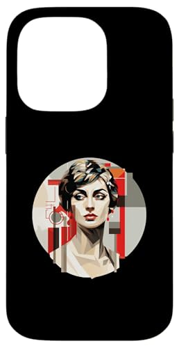 Hypatia Bauhaus Hülle für iPhone 14 Pro Hypatia Bauhaus Hülle für iPhone 14 Pro von Hypatia Art Style Designs For Women in STEM