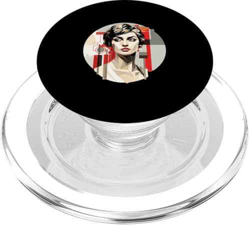 Hypatia Bauhaus PopSockets PopGrip für MagSafe Hypatia Bauhaus PopSockets PopGrip für MagSafe von Hypatia Art Style Designs For Women in STEM
