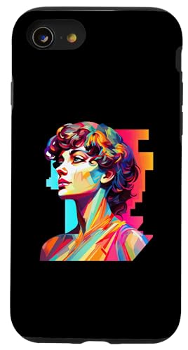 Hypatia Bunt Hülle für iPhone SE (2020) / 7 / 8 von Hypatia Art Style Designs For Women in STEM