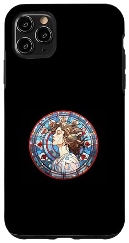Hypatia Buntglas Hülle für iPhone 11 Pro Max Hypatia Buntglas Hülle für iPhone 11 Pro Max von Hypatia Art Style Designs For Women in STEM
