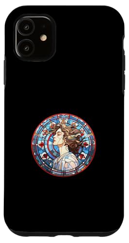 Hypatia Buntglas Hülle für iPhone 11 Hypatia Buntglas Hülle für iPhone 11 von Hypatia Art Style Designs For Women in STEM