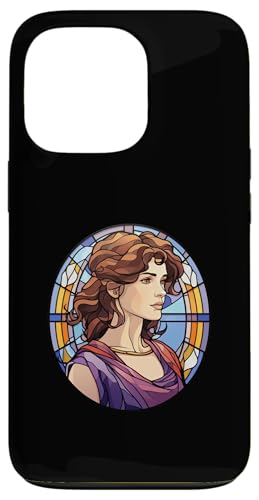 Hypatia Buntglas Hülle für iPhone 13 Pro Hypatia Buntglas Hülle für iPhone 13 Pro von Hypatia Art Style Designs For Women in STEM
