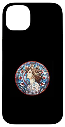 Hypatia Buntglas Hülle für iPhone 14 Plus Hypatia Buntglas Hülle für iPhone 14 Plus von Hypatia Art Style Designs For Women in STEM
