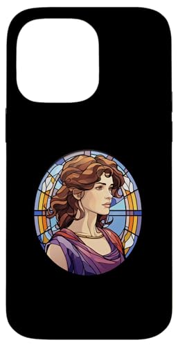 Hypatia Buntglas Hülle für iPhone 14 Pro Max von Hypatia Art Style Designs For Women in STEM