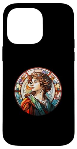 Hypatia Buntglas Hülle für iPhone 14 Pro Max Hypatia Buntglas Hülle für iPhone 14 Pro Max von Hypatia Art Style Designs For Women in STEM