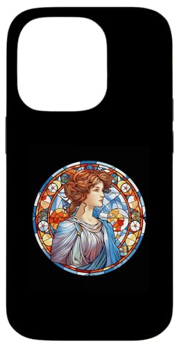 Hypatia Buntglas Hülle für iPhone 14 Pro Hypatia Buntglas Hülle für iPhone 14 Pro von Hypatia Art Style Designs For Women in STEM