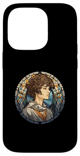 Hypatia Buntglas Hülle für iPhone 14 Pro Hypatia Buntglas Hülle für iPhone 14 Pro von Hypatia Art Style Designs For Women in STEM