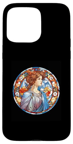 Hypatia Buntglas Hülle für iPhone 15 Pro Max Hypatia Buntglas Hülle für iPhone 15 Pro Max von Hypatia Art Style Designs For Women in STEM