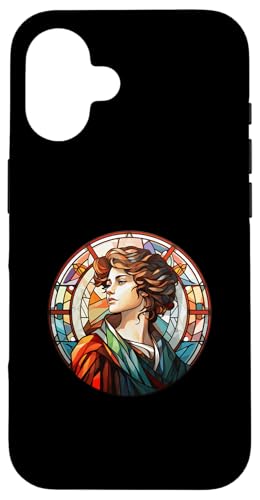 Hypatia Buntglas Hülle für iPhone 16 Hypatia Buntglas Hülle für iPhone 16 von Hypatia Art Style Designs For Women in STEM