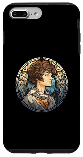 Hypatia Buntglas Hülle für iPhone 7 Plus/8 Plus Hypatia Buntglas Hülle für iPhone 7 Plus/8 Plus von Hypatia Art Style Designs For Women in STEM