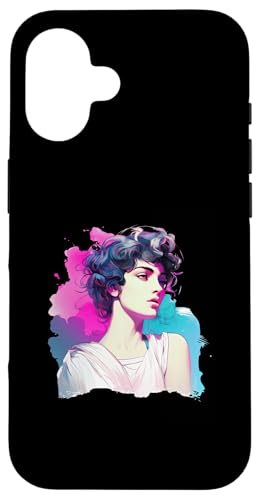 Hypatia Dampfwelle Hülle für iPhone 16 Hypatia Dampfwelle Hülle für iPhone 16 von Hypatia Art Style Designs For Women in STEM