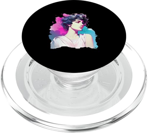 Hypatia Dampfwelle PopSockets PopGrip für MagSafe Hypatia Dampfwelle PopSockets PopGrip für MagSafe von Hypatia Art Style Designs For Women in STEM